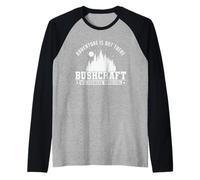 L'avventura è là Fuori Bushcraft Wilderness Maglia con Maniche Raglan