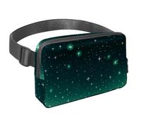 L'avventura senza sforzo ti aspetta, marsupio da viaggio per uomini e donne, una borsa a tracolla per corsa, passeggiate, escursionismo e ciclismo, cielo stellato nero, Multicolore#02,
