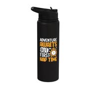 L'avventura ti aspetta, ma prima Nap Time Nanny Stainless Steel Insulated Water Bottle