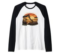 L'avventura Ti aspetta: Safari, Escursionismo, Travel Explorer Maglia con Maniche Raglan