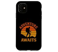 L'avventura ti aspetta - Trail Explorer retrò per divertenti escursionisti Custodia per iPhone 11