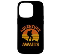 L'avventura ti aspetta - Trail Explorer retrò per divertenti escursionisti Custodia per iPhone 14 Pro