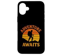 L'avventura ti aspetta - Trail Explorer retrò per divertenti escursionisti Custodia per iPhone 16 Plus