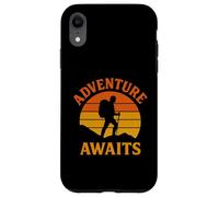 L'avventura ti aspetta - Trail Explorer retrò per divertenti escursionisti Custodia per iPhone XR