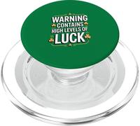 L'avvertimento contiene alti livelli di fortuna Irish Shamrock PopSockets PopGrip per MagSafe