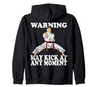 L'avvertimento può essere dato in qualsiasi momento Tang Soo Felpa con Cappuccio