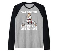 L'avvertimento può essere dato in qualsiasi momento Tang Soo Maglia con Maniche Raglan