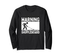 L'avvertimento può improvvisamente iniziare a parlare di Shuffleboard Maglia a Manica