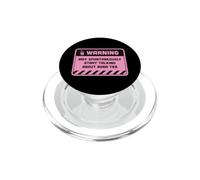 L'avvertimento può iniziare spontaneamente a parlare del tè Boba PopSockets PopGrip per MagSafe