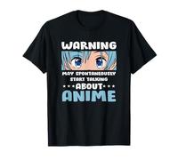 L'avvertimento può iniziare spontaneamente a parlare di anime Maglietta