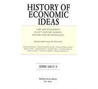 Law and economics in 20th century Europe. History and methodology