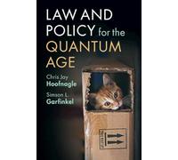 Chris Jay Hoofnagle Simson L. Ga Law and Policy for the Quan (Copertina rigida)