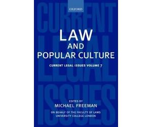 Law and Popular Culture (Copertina rigida) Current Legal Issues