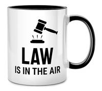 Law is in the Air, tazza giurista, regalo per il miglior avvocato, esame di avvocato, regali per studenti, giurista, giudice colleghi