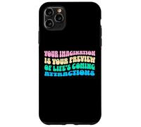 Law Of Attraction Manifesting Spiritual Growth Retro Wavy Custodia per iPhone 11 Pro Max