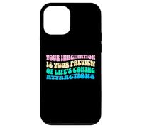 Law Of Attraction Manifesting Spiritual Growth Retro Wavy Custodia per iPhone 12 mini