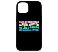 Law Of Attraction Manifesting Spiritual Growth Retro Wavy Custodia per iPhone 13
