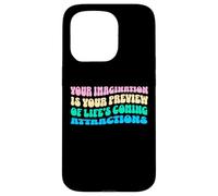 Law Of Attraction Manifesting Spiritual Growth Retro Wavy Custodia per iPhone 15 Pro
