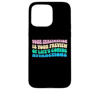 Law Of Attraction Manifesting Spiritual Growth Retro Wavy Custodia per iPhone 15 Pro Max
