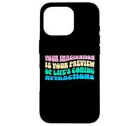 Law Of Attraction Manifesting Spiritual Growth Retro Wavy Custodia per iPhone 16 Pro