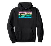 Law of Attraction Manifesting Spiritual Growth Retro Wavy Felpa con Cappuccio