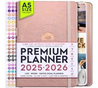 Law of Attraction Planner 2025-2026 - Pianificatore Settimanale e Mensile 2025-2026 | Pianificatore della Vita di 16 Mesi per Aumentare Produttività e Felicità, Pianificatore Giornaliero