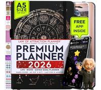 Law of Attraction Planner 2025 - Agenda settimanale e mensile, 12 mesi con data | Creatore di abitudini positive, organizer per la vita, focus quotidiano e diario giornaliero della gratitudine |