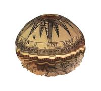 Law Of The Compass - Cuffia da doccia impermeabile a doppio strato, da donna, riutilizzabile, con fascia elastica, mantiene i capelli asciutti per la doccia e la cura della pelle