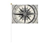 Law of the Compass Navigation 1 6pack & 10 Pack Handheld Flag, striscioni su bastone, piccole bandiere per sfilate, feste, bar, compleanni