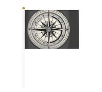 Law of the Compass Navigation 1 bandiere sventolanti su entrambi i lati e mini bandiere bastone, adatte per la decorazione di feste e attività di squadra