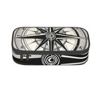 Law of The Compass Navigation 1 Stampa Teen Grande Astuccio di Immagazzinaggio Cancelleria Organizzatore Scuola College Business Travel