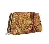 Law of The Compass Navigation Print Makeup Bag Portable Versatile Toiletry Bag Grande Capacità Borsa Cosmetica per le Donne, bianco, Taglia unica, Beauty case