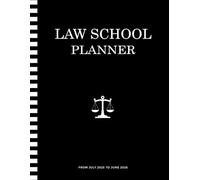 Law Student Planner 2025-2026: From July 25 To June 26