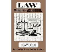 LAW WORD SEARCH BOOK: A Legal Brain Teaser for Students, Lawyers, and Puzzle Lovers