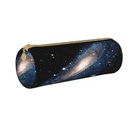 Lawenp Astuccio cilindrico in pelle Universo Star Pattern Durevole Cancelleria per ufficio Pouch Pen Bag Organizer per la conservazione