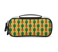 Lawenp Astuccio portapenne Cactus Astuccio portapenne portatile con cerniera Borsa da viaggio per trucco Organizer per cancelleria per l'home office