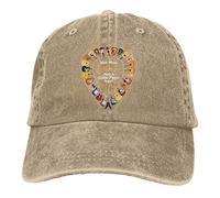 Lawenp Berretto da Baseball Quante Chitarre ha Bisogno di Un Chitarrista Cappelli di Jeans Cappello da papà
