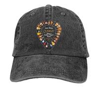 Lawenp Berretto da Baseball Quante Chitarre ha Bisogno di Un Chitarrista Cappelli di Jeans Cappello da papà