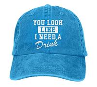 Lawenp Berretto da Baseball Sembri Che io Abbia Bisogno di Un Drink Cappelli di Jeans Cappelli da Camionista Cappellino da papà