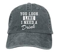 Lawenp Berretto da Baseball Sembri Che io Abbia Bisogno di Un Drink Cappelli di Jeans Cappelli da Camionista Cappellino da papà