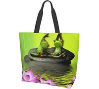 Lawenp Borsa a tracolla con lettere giapponesi Borse a tracolla grandi da donna casual Borse della spesa riutilizzabili per lavoro Shopping Viaggi Spiaggia