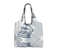 Lawenp Borsa grande per barche Mappa grande borsa per la spesa per la spesa da lavoro in spiaggia