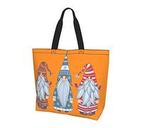 Lawenp Borsa tote con cervo bandiera americana con manici Borsa tote riutilizzabile per donne insegnante madre come regalo lavabile
