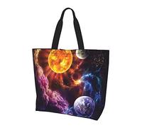 Lawenp Borsa tote con fiori di campo con da rurali con manici Borsa tote riutilizzabile per donne insegnante madre come regalo lavabile