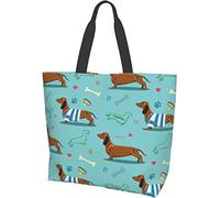 Lawenp Borsa tote con motivo a corona d'oro e strisce Borse a tracolla grandi da donna casual Borse della spesa riutilizzabili per lavoro Shopping Viaggi Spiaggia