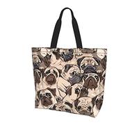 Lawenp Borsa tote con motivo colorato a forma di fungo astratto con manici Borsa tote riutilizzabile per donne insegnante madre come regalo lavabile