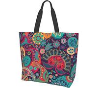 Lawenp Borsa tote con motivo cowboy del selvaggio West Borse a tracolla grandi da donna casual Borse della spesa riutilizzabili per lavoro Shopping Viaggi Spiaggia