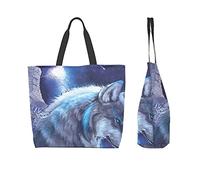 Lawenp Borsa tote da donna Borsa grande da donna Borse da donna Borse a tracolla Borsa da lavoro Borsa da lavoro Borsa da scuola - notturno con ali