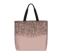 Lawenp Borsa tote grande Blush Rose Gold Borsa della spesa grande per la spesa da lavoro in spiaggia