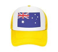 Lawenp Casquette de Baseball respirante en Maille pour Adulte avec Drapeau australien